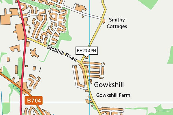EH23 4PN map - OS VectorMap District (Ordnance Survey) EH23 4PN map - OS VectorMap District (Ordnance Survey)