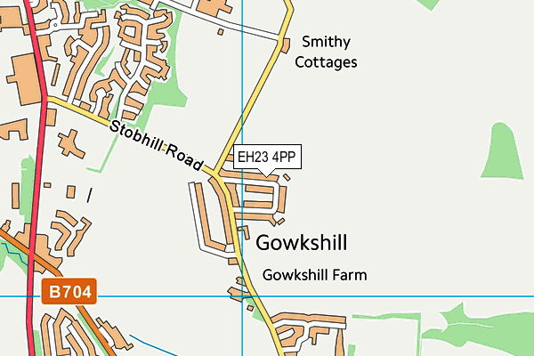 EH23 4PP map - OS VectorMap District (Ordnance Survey) EH23 4PP map - OS VectorMap District (Ordnance Survey)