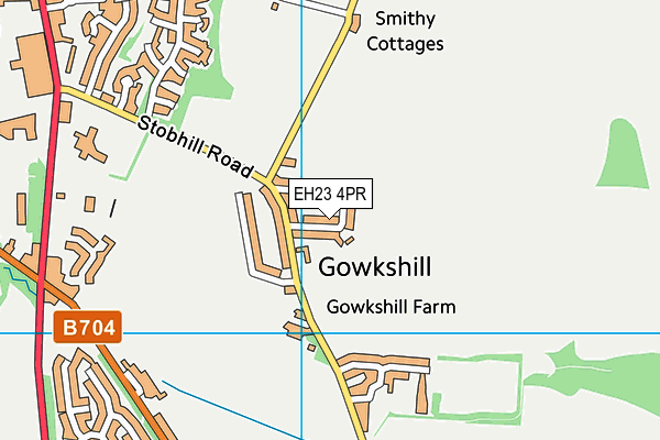 EH23 4PR map - OS VectorMap District (Ordnance Survey) EH23 4PR map - OS VectorMap District (Ordnance Survey)