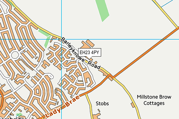 EH23 4PY map - OS VectorMap District (Ordnance Survey) EH23 4PY map - OS VectorMap District (Ordnance Survey)