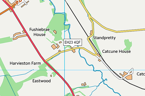 EH23 4QF map - OS VectorMap District (Ordnance Survey) EH23 4QF map - OS VectorMap District (Ordnance Survey)