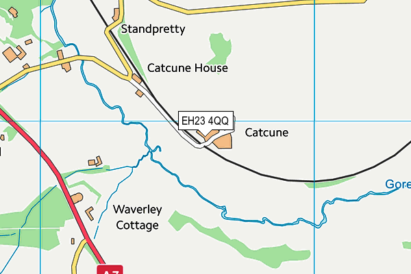 EH23 4QQ map - OS VectorMap District (Ordnance Survey) EH23 4QQ map - OS VectorMap District (Ordnance Survey)