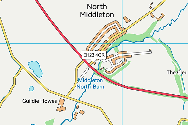 EH23 4QR map - OS VectorMap District (Ordnance Survey) EH23 4QR map - OS VectorMap District (Ordnance Survey)