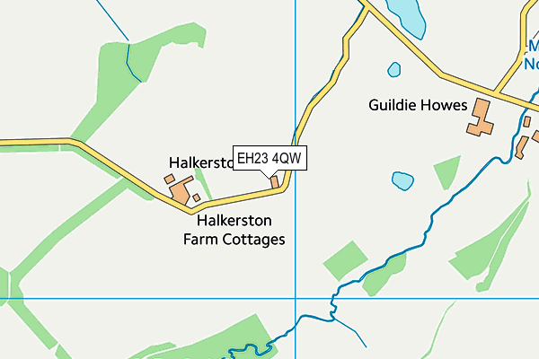 EH23 4QW map - OS VectorMap District (Ordnance Survey) EH23 4QW map - OS VectorMap District (Ordnance Survey)