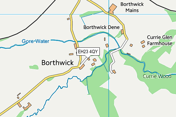 EH23 4QY map - OS VectorMap District (Ordnance Survey) EH23 4QY map - OS VectorMap District (Ordnance Survey)