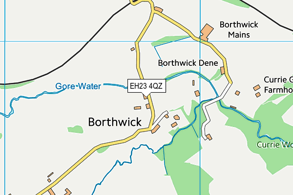 EH23 4QZ map - OS VectorMap District (Ordnance Survey) EH23 4QZ map - OS VectorMap District (Ordnance Survey)