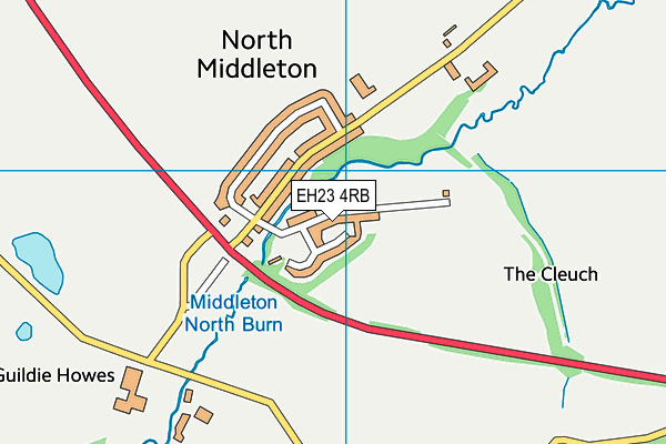 EH23 4RB map - OS VectorMap District (Ordnance Survey) EH23 4RB map - OS VectorMap District (Ordnance Survey)