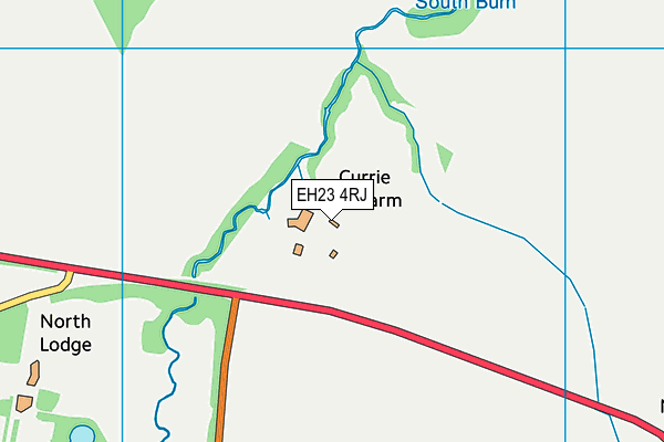 EH23 4RJ map - OS VectorMap District (Ordnance Survey) EH23 4RJ map - OS VectorMap District (Ordnance Survey)