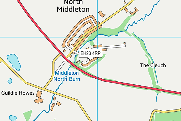EH23 4RP map - OS VectorMap District (Ordnance Survey)