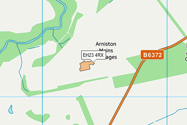 EH23 4RX map - OS VectorMap District (Ordnance Survey) EH23 4RX map - OS VectorMap District (Ordnance Survey)