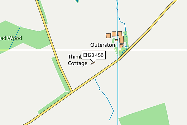 EH23 4SB map - OS VectorMap District (Ordnance Survey) EH23 4SB map - OS VectorMap District (Ordnance Survey)