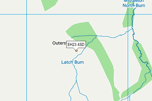 EH23 4SD map - OS VectorMap District (Ordnance Survey) EH23 4SD map - OS VectorMap District (Ordnance Survey)