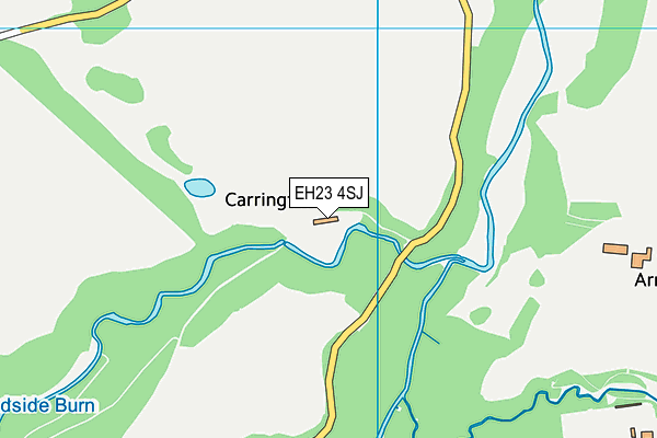 EH23 4SJ map - OS VectorMap District (Ordnance Survey) EH23 4SJ map - OS VectorMap District (Ordnance Survey)