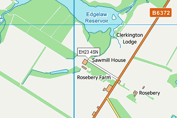 EH23 4SN map - OS VectorMap District (Ordnance Survey) EH23 4SN map - OS VectorMap District (Ordnance Survey)