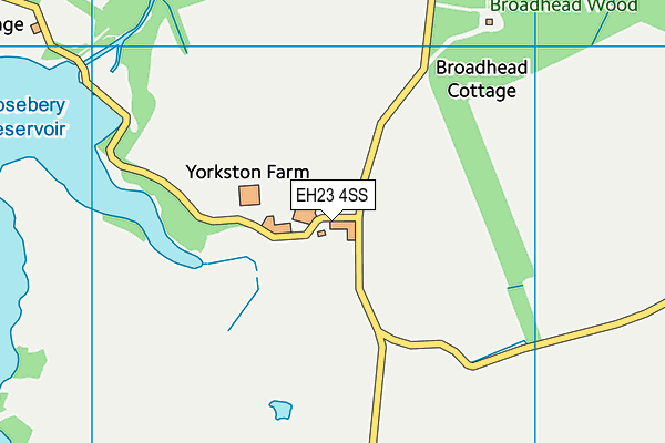 EH23 4SS map - OS VectorMap District (Ordnance Survey) EH23 4SS map - OS VectorMap District (Ordnance Survey)