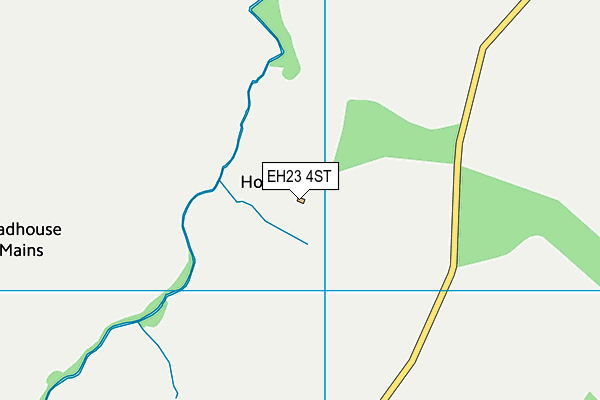 EH23 4ST map - OS VectorMap District (Ordnance Survey) EH23 4ST map - OS VectorMap District (Ordnance Survey)