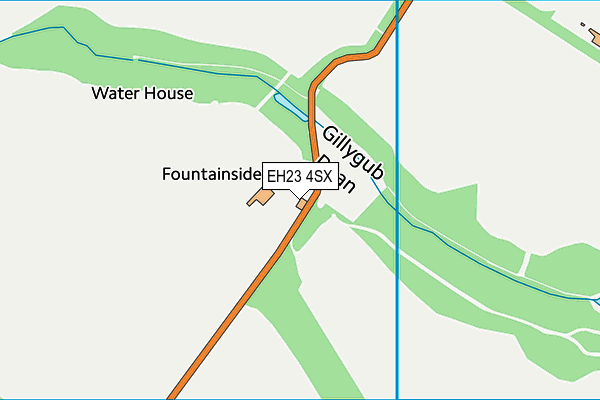 EH23 4SX map - OS VectorMap District (Ordnance Survey) EH23 4SX map - OS VectorMap District (Ordnance Survey)