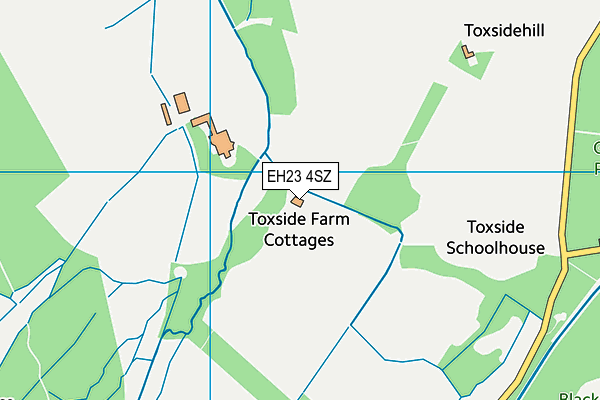 EH23 4SZ map - OS VectorMap District (Ordnance Survey) EH23 4SZ map - OS VectorMap District (Ordnance Survey)