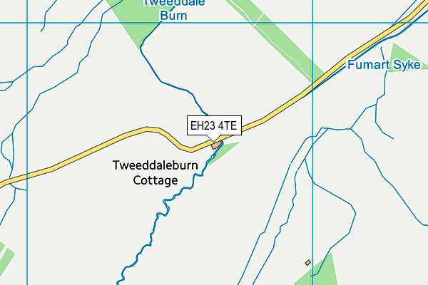 EH23 4TE map - OS VectorMap District (Ordnance Survey) EH23 4TE map - OS VectorMap District (Ordnance Survey)