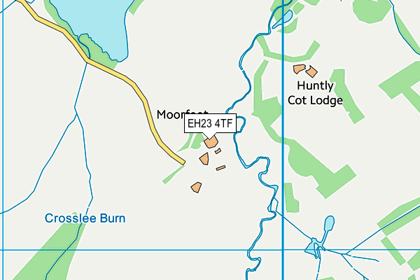 EH23 4TF map - OS VectorMap District (Ordnance Survey) EH23 4TF map - OS VectorMap District (Ordnance Survey)