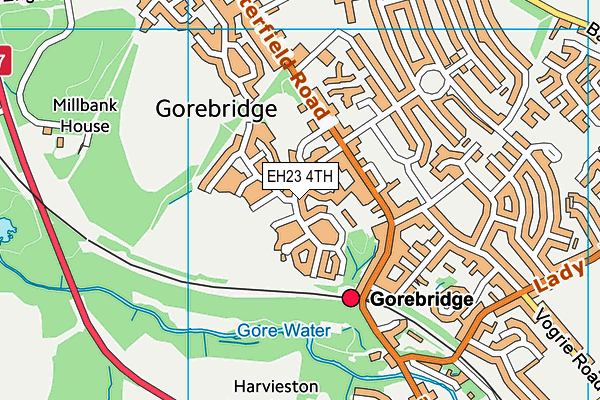 EH23 4TH map - OS VectorMap District (Ordnance Survey) EH23 4TH map - OS VectorMap District (Ordnance Survey)