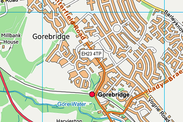 EH23 4TP map - OS VectorMap District (Ordnance Survey) EH23 4TP map - OS VectorMap District (Ordnance Survey)