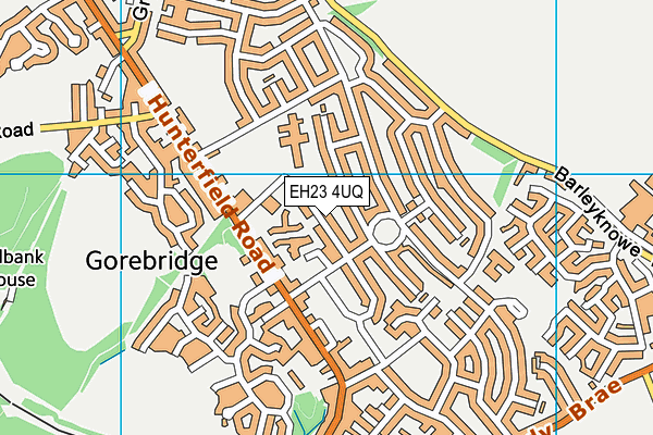 EH23 4UQ map - OS VectorMap District (Ordnance Survey) EH23 4UQ map - OS VectorMap District (Ordnance Survey)