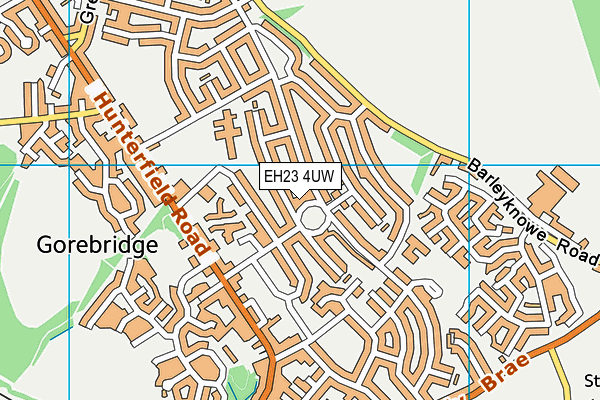 EH23 4UW map - OS VectorMap District (Ordnance Survey) EH23 4UW map - OS VectorMap District (Ordnance Survey)