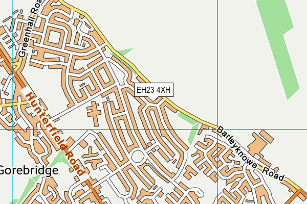 EH23 4XH map - OS VectorMap District (Ordnance Survey) EH23 4XH map - OS VectorMap District (Ordnance Survey)