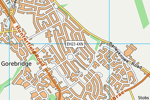 EH23 4XN map - OS VectorMap District (Ordnance Survey) EH23 4XN map - OS VectorMap District (Ordnance Survey)