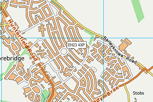 EH23 4XP map - OS VectorMap District (Ordnance Survey) EH23 4XP map - OS VectorMap District (Ordnance Survey)