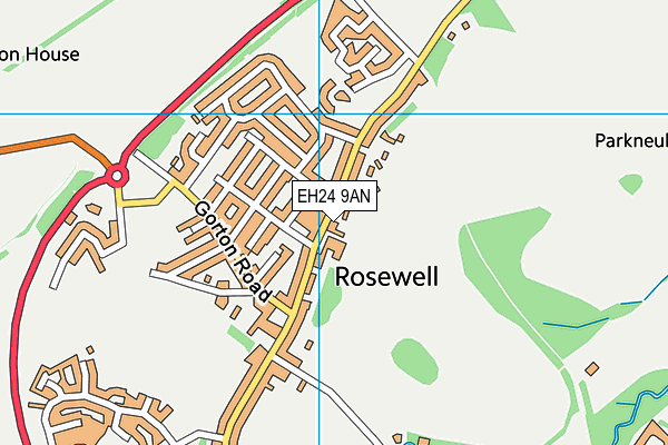 EH24 9AN map - OS VectorMap District (Ordnance Survey) EH24 9AN map - OS VectorMap District (Ordnance Survey)