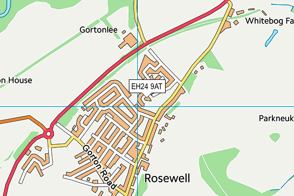 EH24 9AT map - OS VectorMap District (Ordnance Survey) EH24 9AT map - OS VectorMap District (Ordnance Survey)
