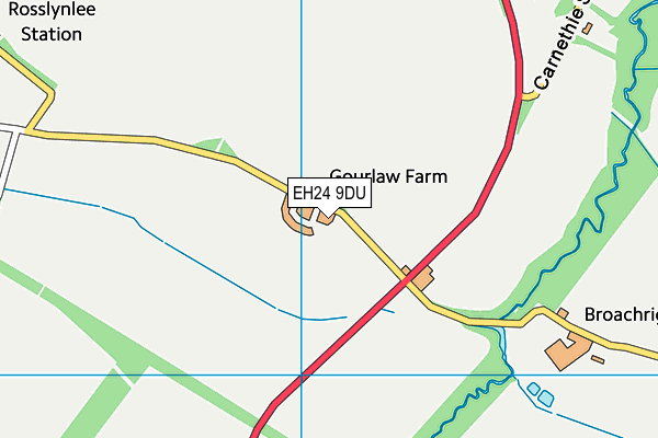 EH24 9DU map - OS VectorMap District (Ordnance Survey) EH24 9DU map - OS VectorMap District (Ordnance Survey)