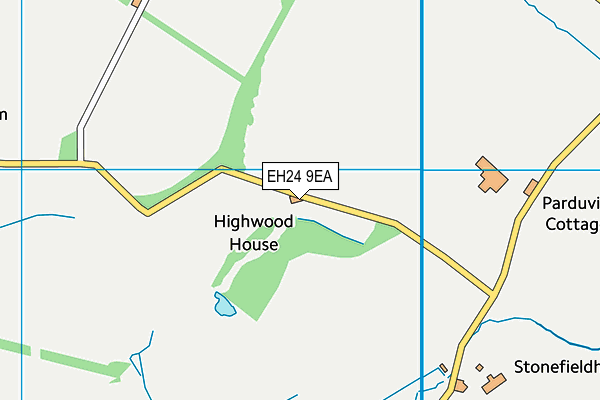 EH24 9EA map - OS VectorMap District (Ordnance Survey) EH24 9EA map - OS VectorMap District (Ordnance Survey)