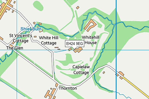 EH24 9EG map - OS VectorMap District (Ordnance Survey) EH24 9EG map - OS VectorMap District (Ordnance Survey)