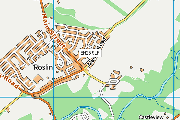 EH25 9LF map - OS VectorMap District (Ordnance Survey) EH25 9LF map - OS VectorMap District (Ordnance Survey)