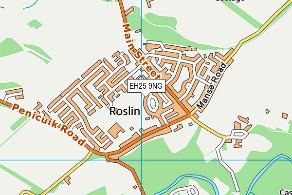 EH25 9NG map - OS VectorMap District (Ordnance Survey) EH25 9NG map - OS VectorMap District (Ordnance Survey)