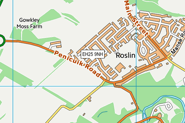 EH25 9NH map - OS VectorMap District (Ordnance Survey) EH25 9NH map - OS VectorMap District (Ordnance Survey)