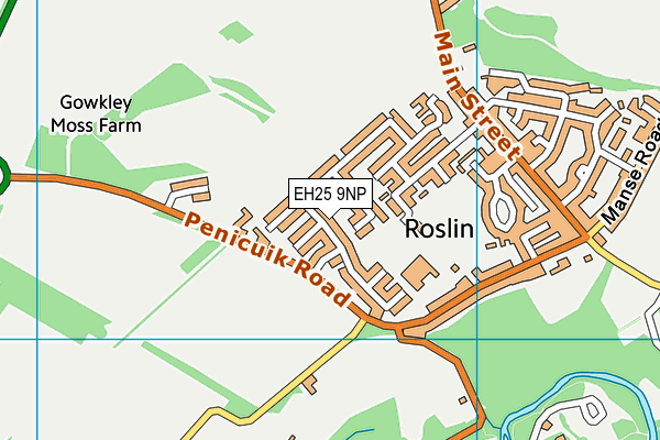 EH25 9NP map - OS VectorMap District (Ordnance Survey) EH25 9NP map - OS VectorMap District (Ordnance Survey)