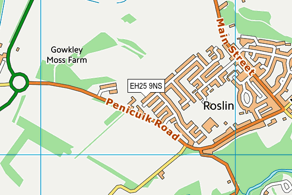 EH25 9NS map - OS VectorMap District (Ordnance Survey) EH25 9NS map - OS VectorMap District (Ordnance Survey)