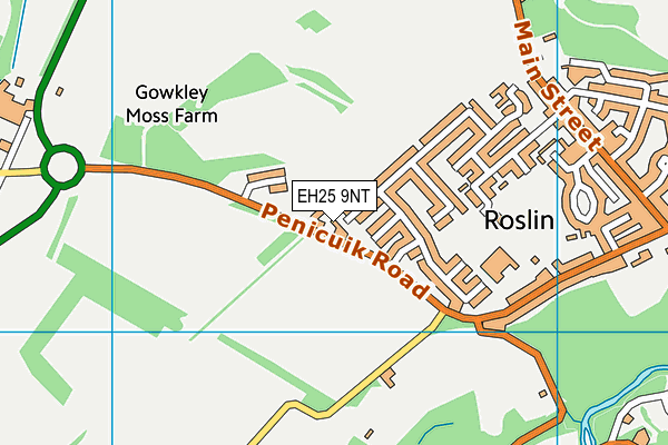 EH25 9NT map - OS VectorMap District (Ordnance Survey) EH25 9NT map - OS VectorMap District (Ordnance Survey)