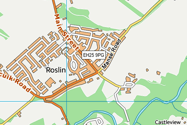 EH25 9PG map - OS VectorMap District (Ordnance Survey) EH25 9PG map - OS VectorMap District (Ordnance Survey)