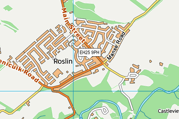 EH25 9PH map - OS VectorMap District (Ordnance Survey) EH25 9PH map - OS VectorMap District (Ordnance Survey)