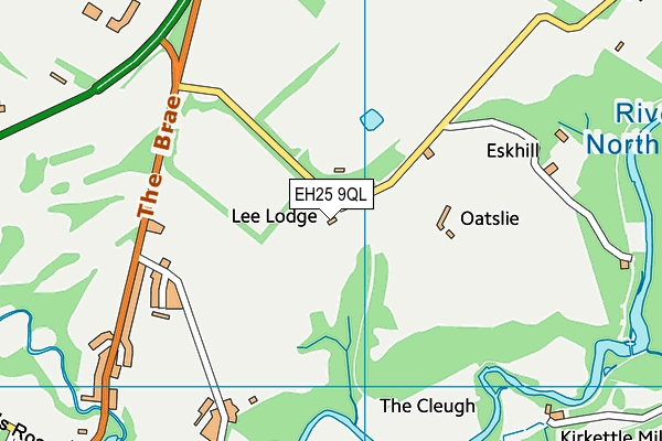 EH25 9QL map - OS VectorMap District (Ordnance Survey) EH25 9QL map - OS VectorMap District (Ordnance Survey)