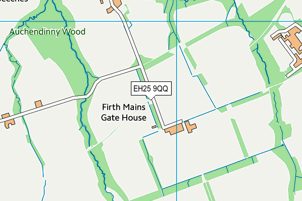 EH25 9QQ map - OS VectorMap District (Ordnance Survey) EH25 9QQ map - OS VectorMap District (Ordnance Survey)
