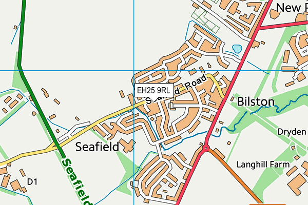 EH25 9RL map - OS VectorMap District (Ordnance Survey) EH25 9RL map - OS VectorMap District (Ordnance Survey)