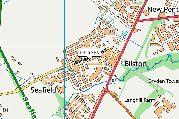 EH25 9RN map - OS VectorMap District (Ordnance Survey) EH25 9RN map - OS VectorMap District (Ordnance Survey)
