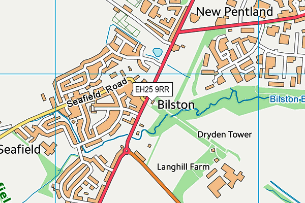 EH25 9RR map - OS VectorMap District (Ordnance Survey) EH25 9RR map - OS VectorMap District (Ordnance Survey)