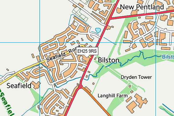 EH25 9RS map - OS VectorMap District (Ordnance Survey) EH25 9RS map - OS VectorMap District (Ordnance Survey)